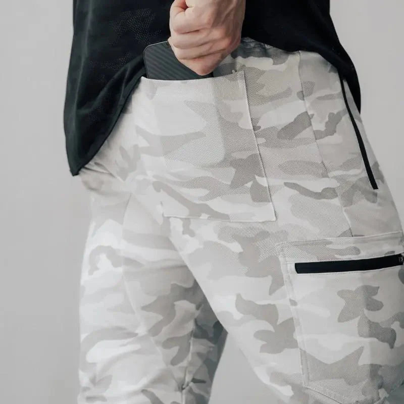 WYNR camouflagede joggebukser