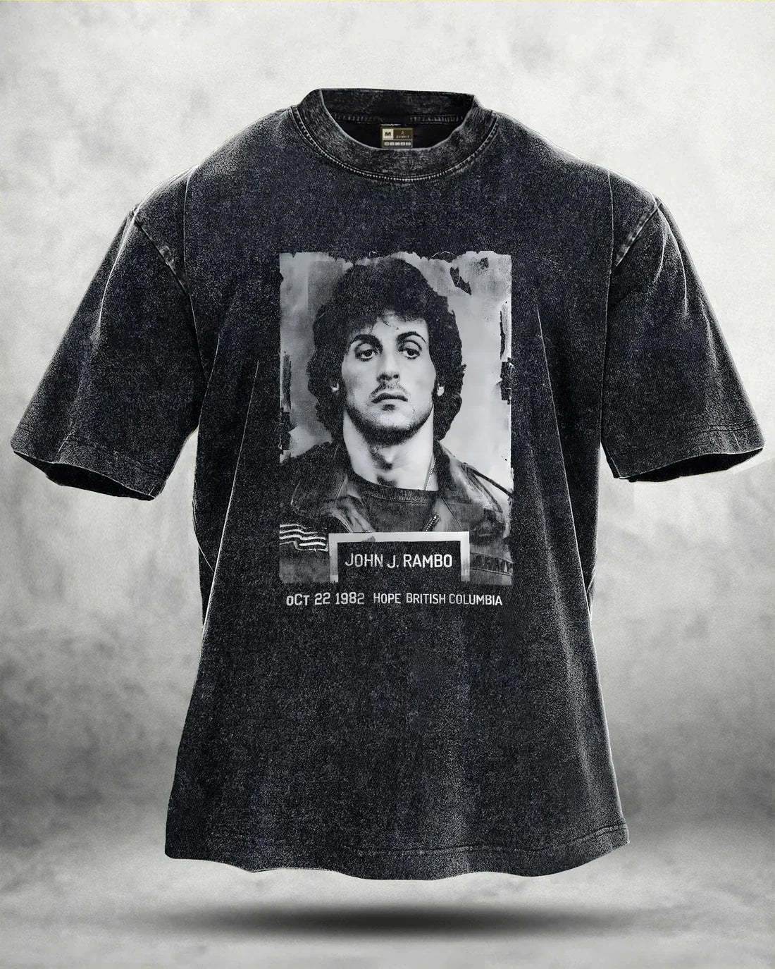 T-shirt délavé Rambo