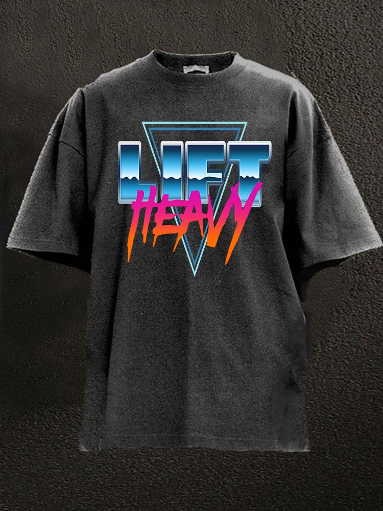 T-shirt délavé Lift Heavy