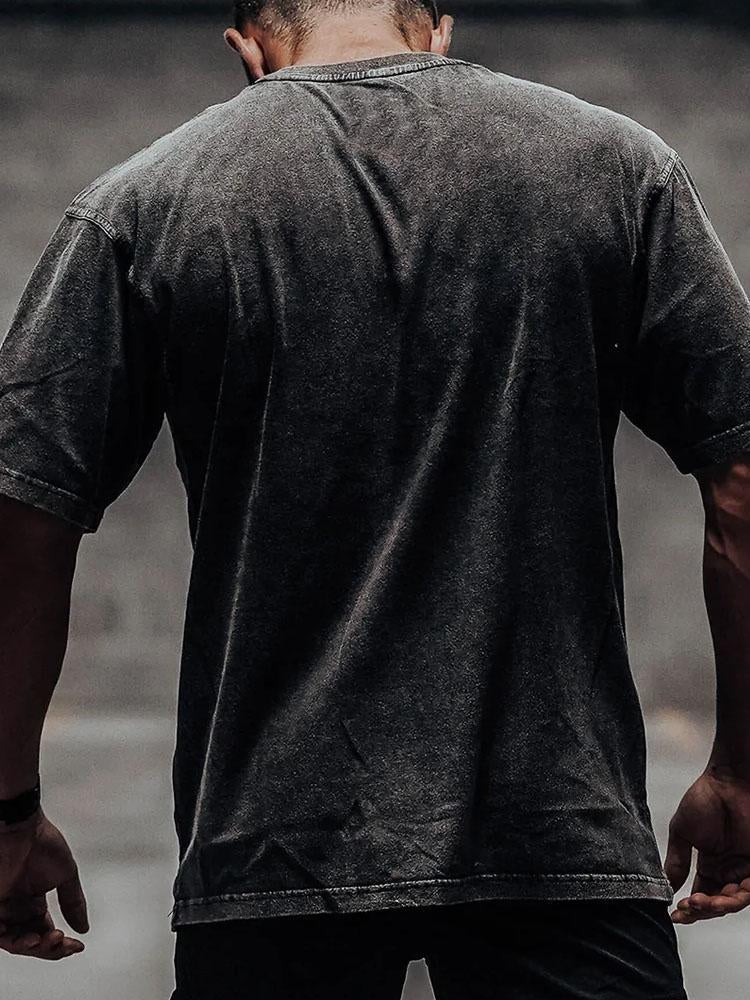 T-shirt délavé Lift Heavy