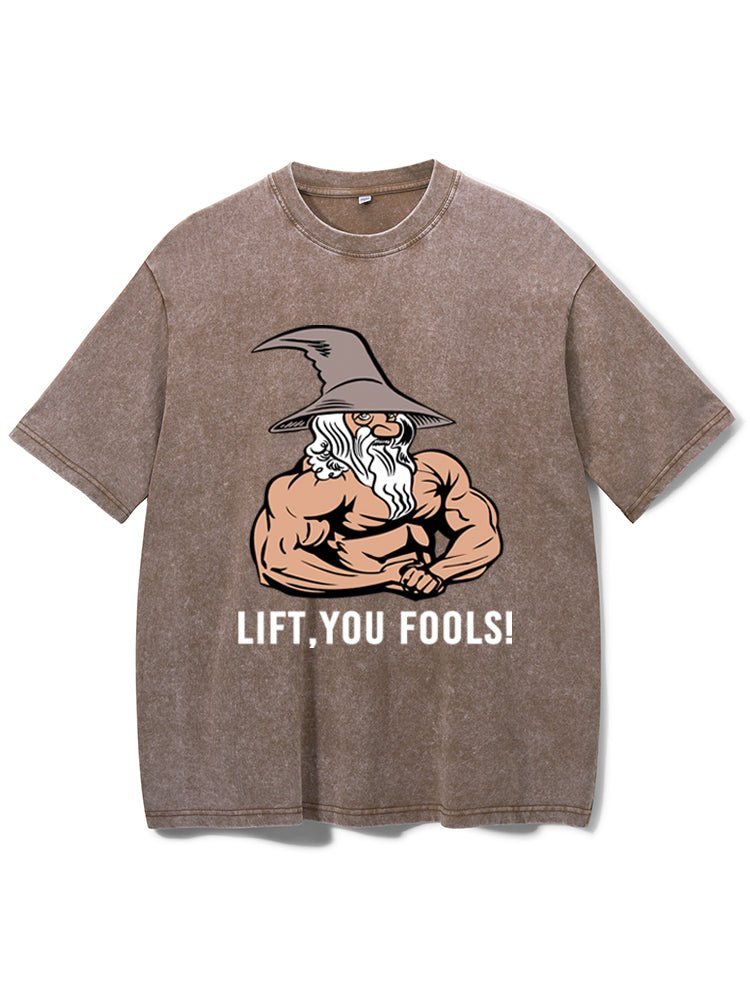 Lift You Fool vasket trænings-T-shirt