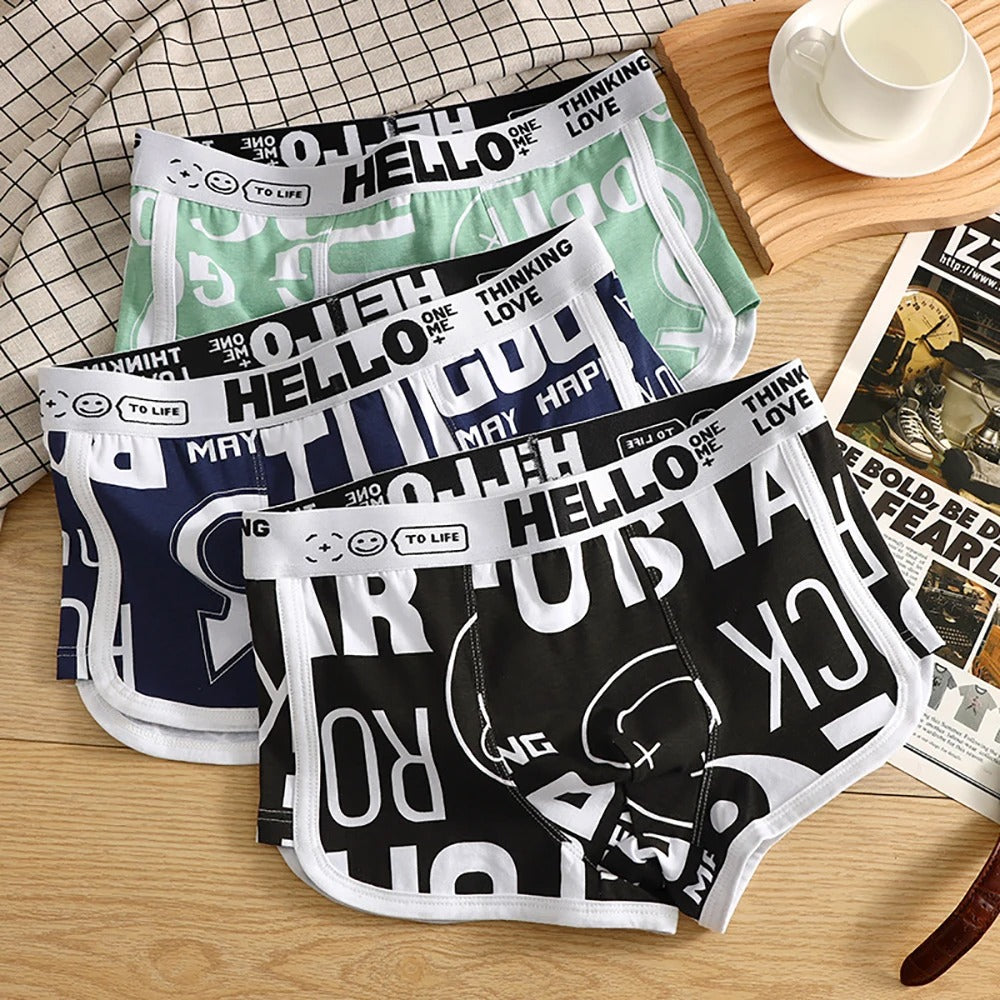 WYNR Hello Print boxershorts - 3-pak