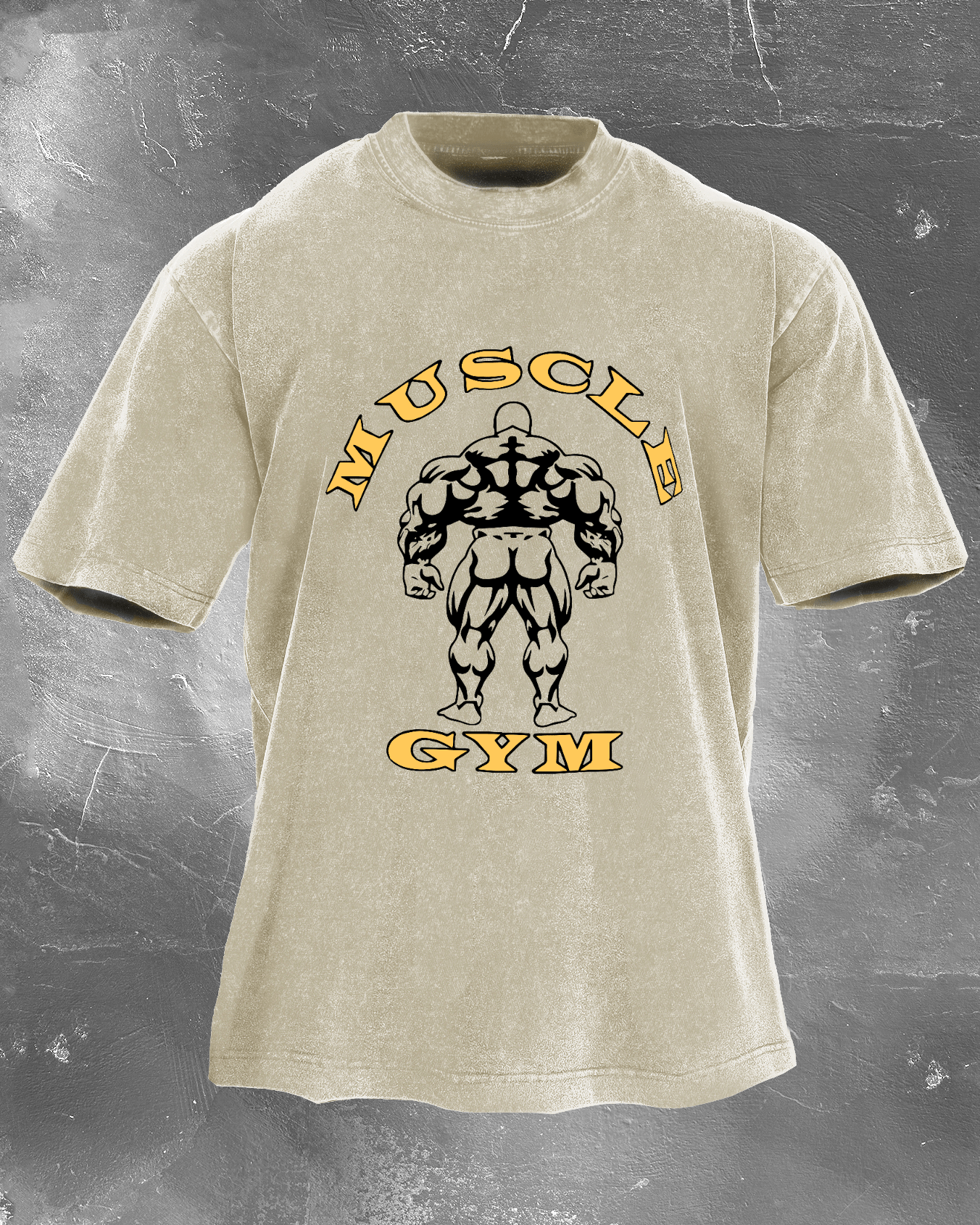 Muscle Gym vasket T-shirt