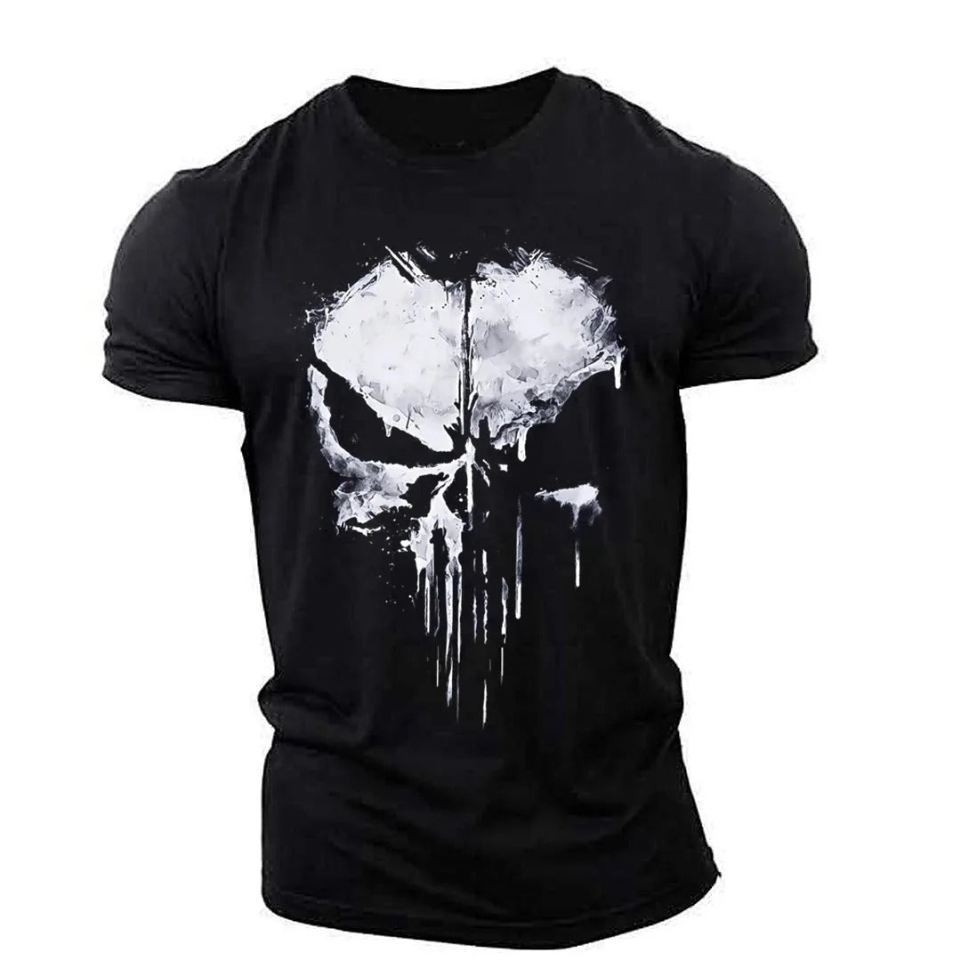 Punisher T-shirt med dødningehoved