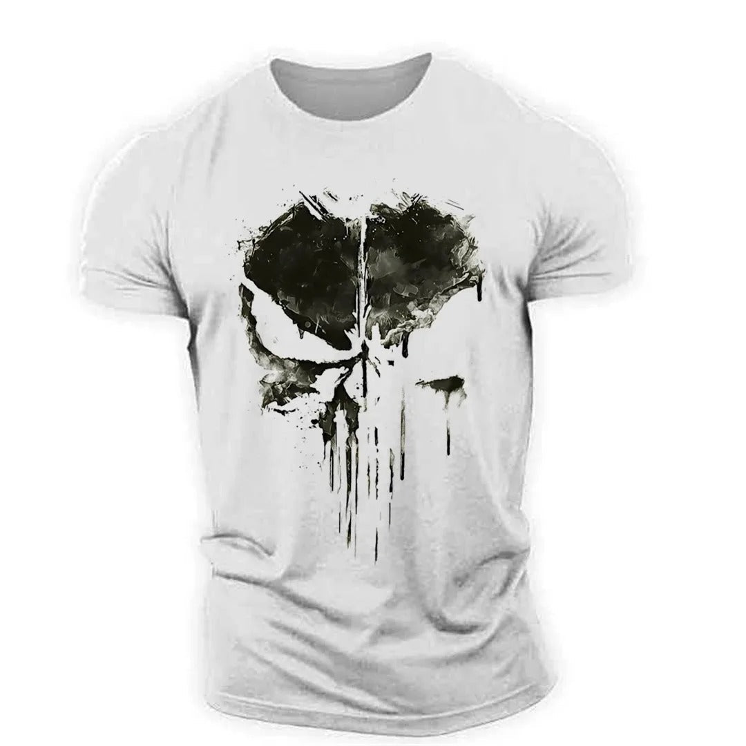 T-shirt met Punisher-schedel