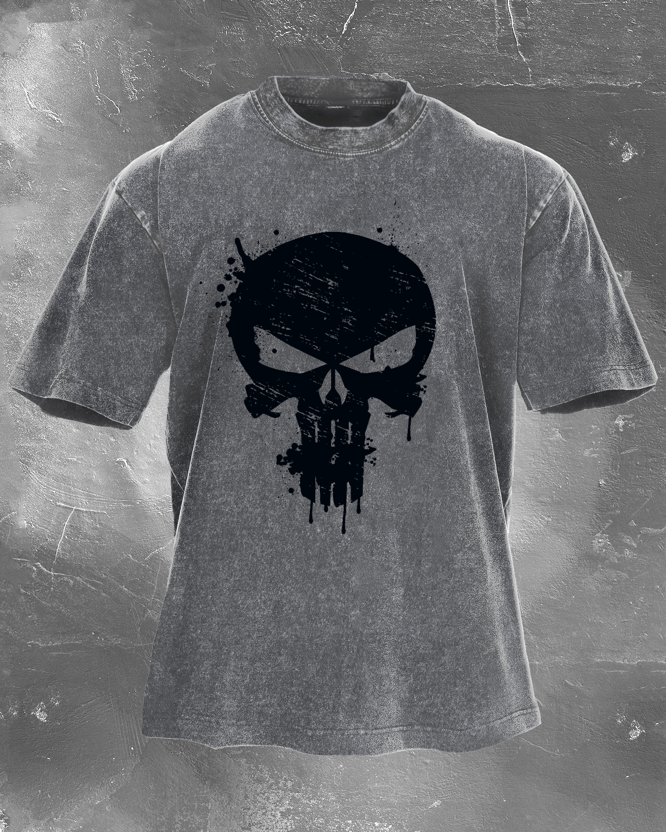 Camiseta Lavada Skull Crusher