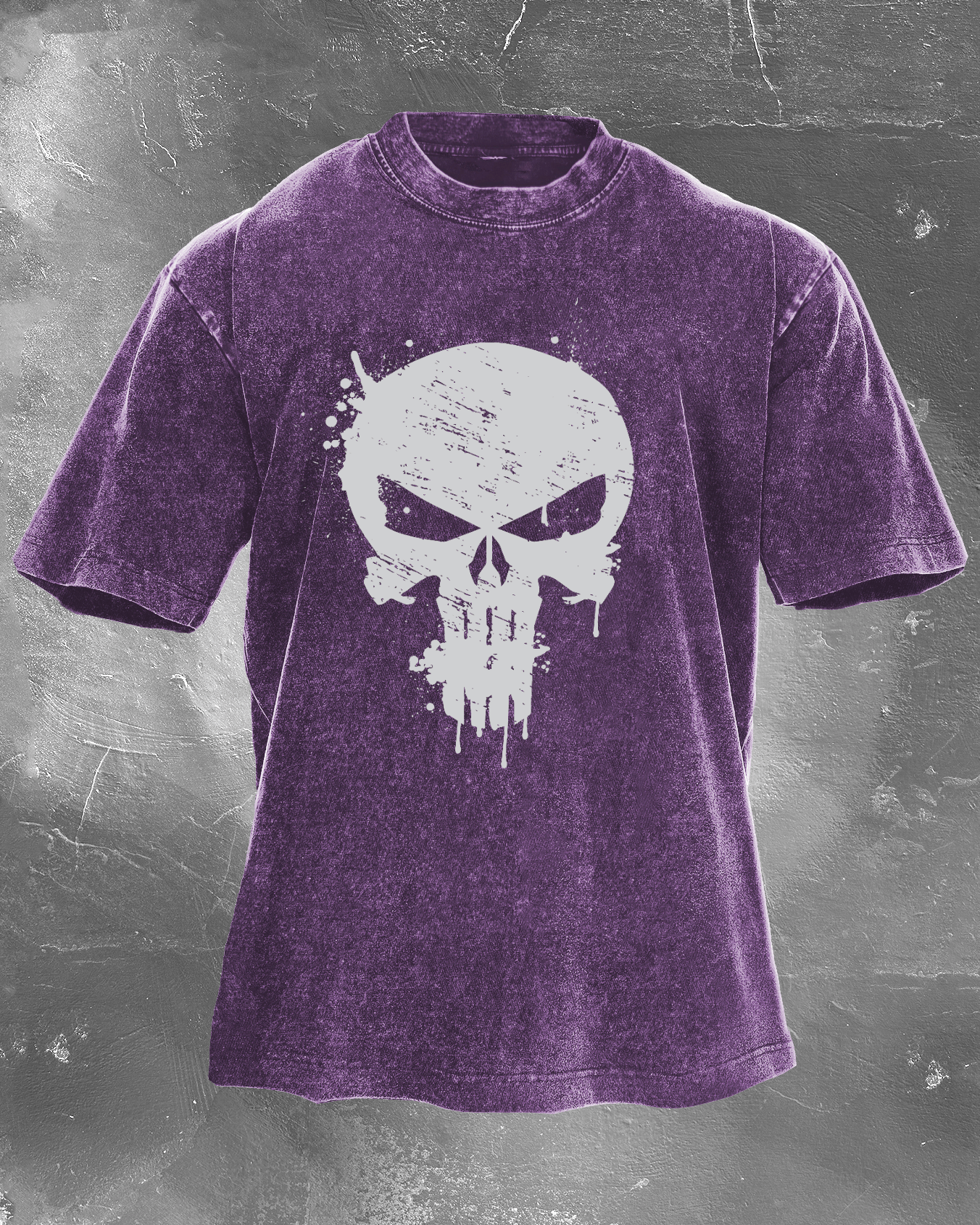 Camiseta Lavada Skull Crusher