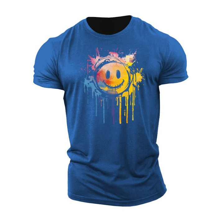Dripping Painted Smiley T-Shirt