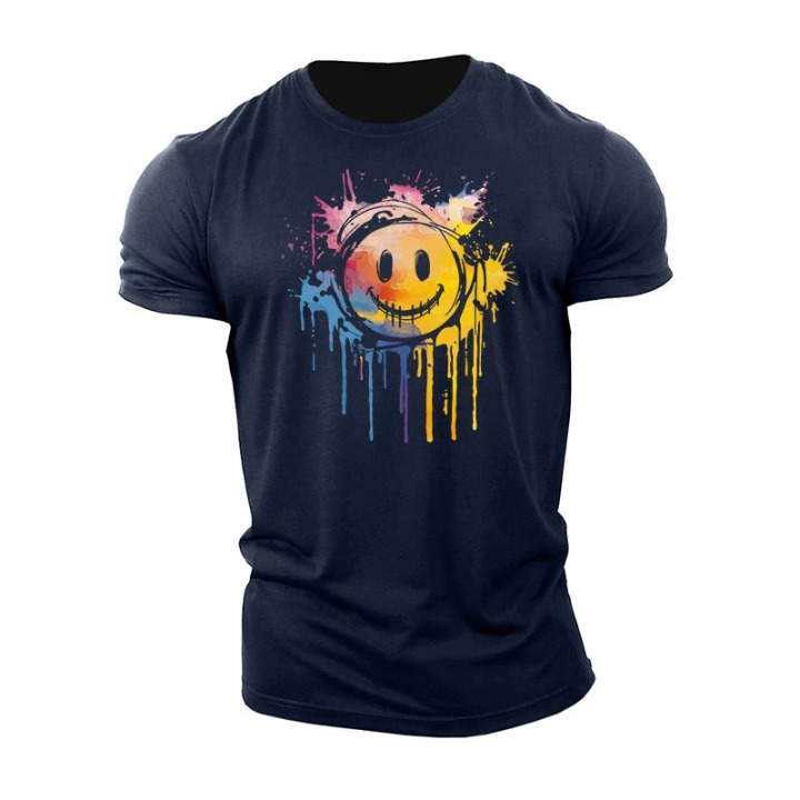Dripping Painted Smiley T-Shirt