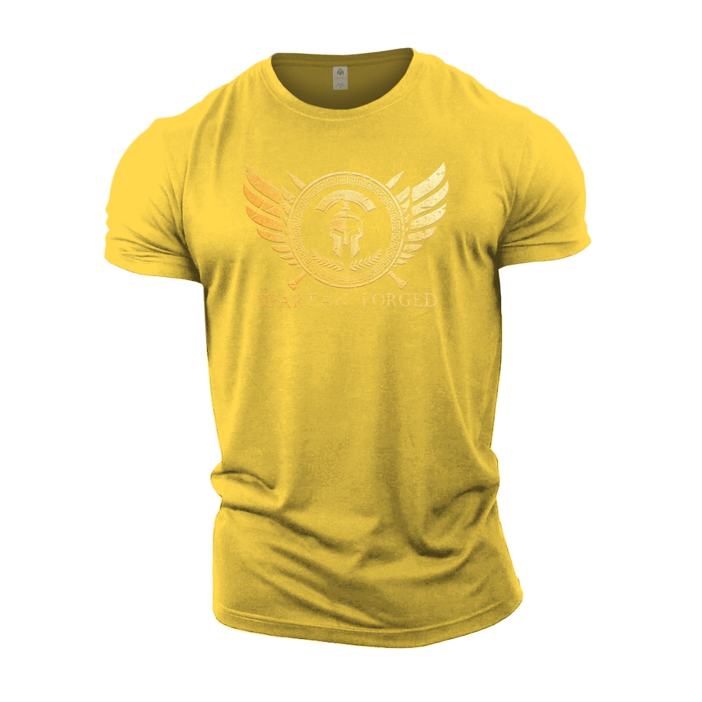Spartan Forged Chest Emblem Guld T-shirt