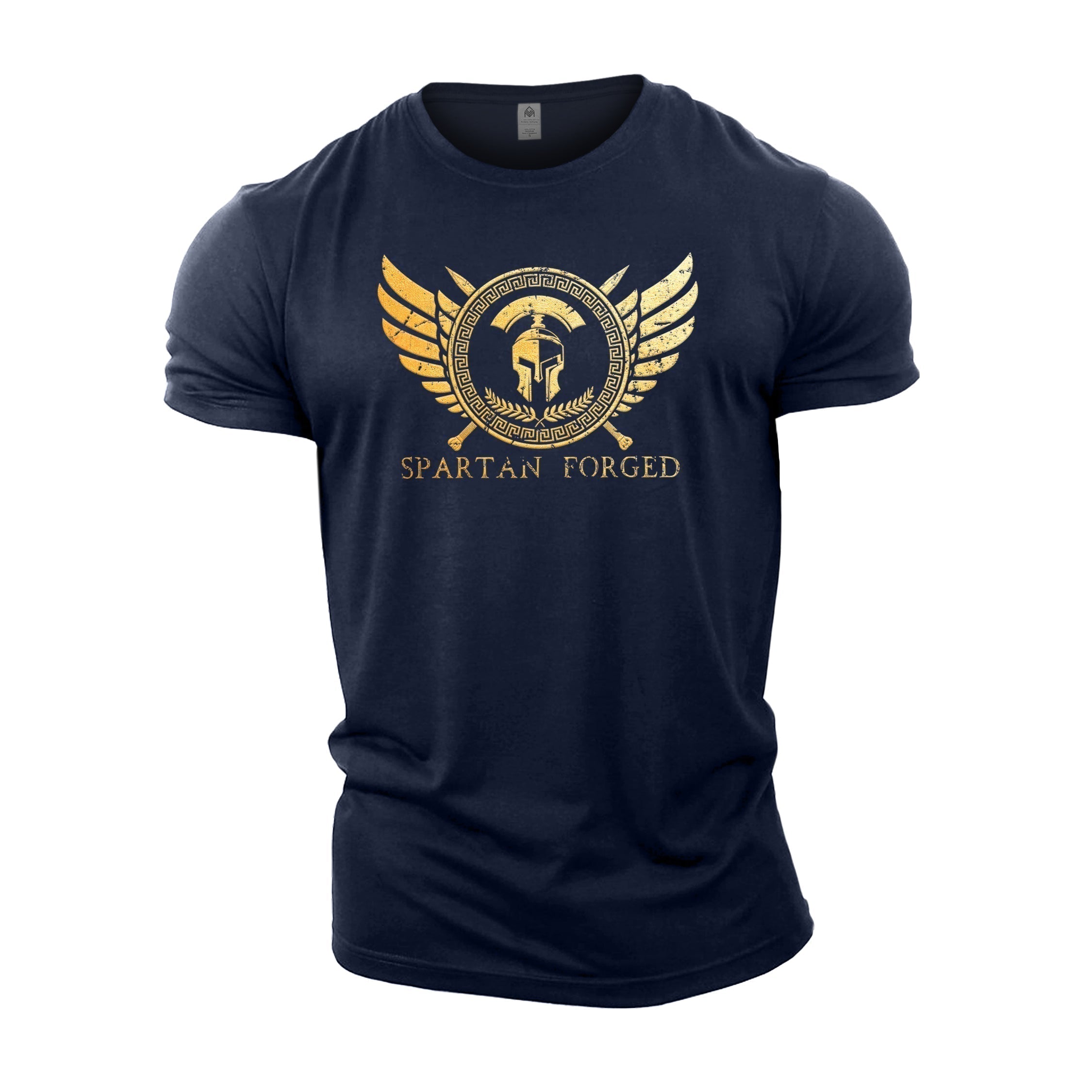 Spartan Forged Chest Emblem Guld T-shirt