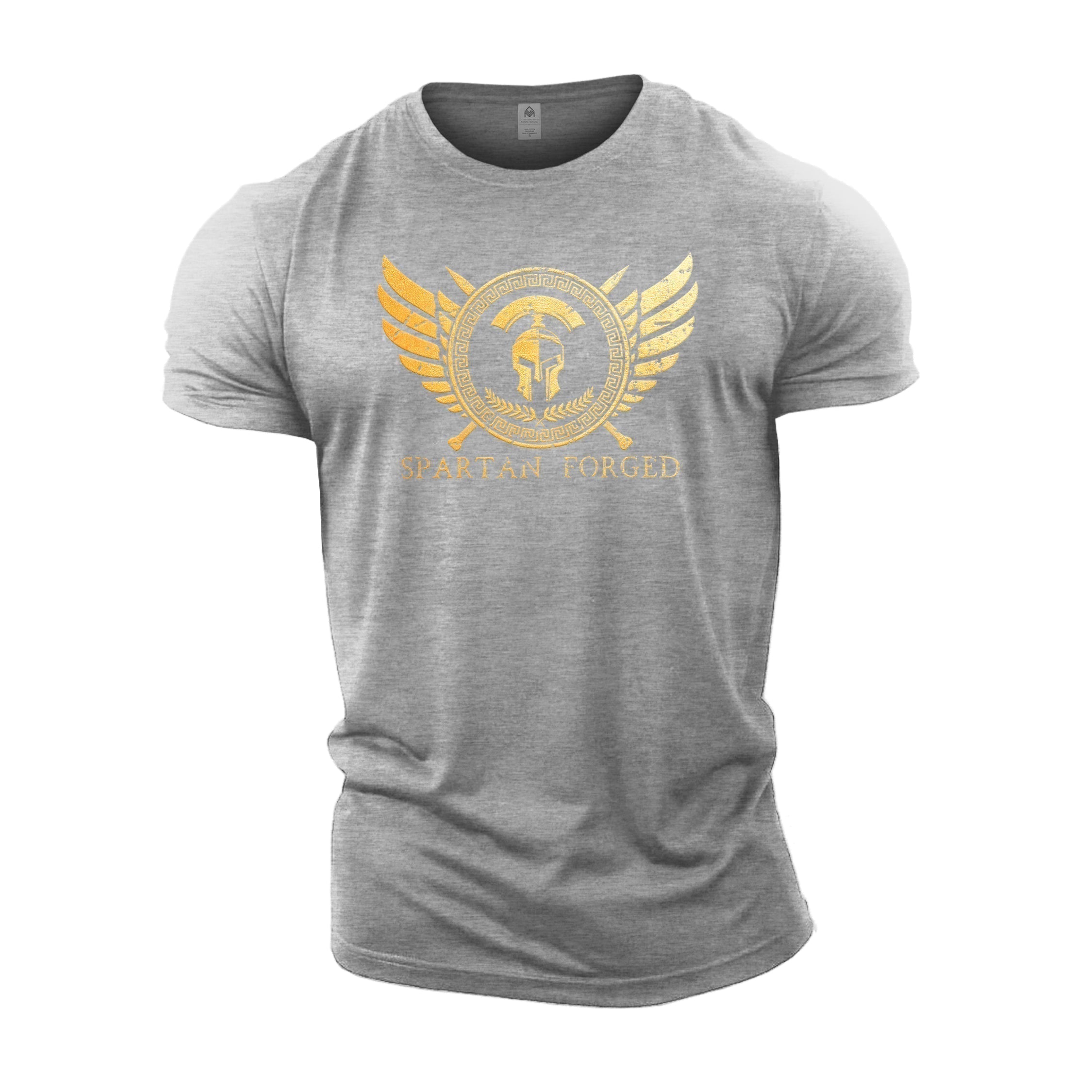 Spartan Forged Chest Emblem Guld T-shirt
