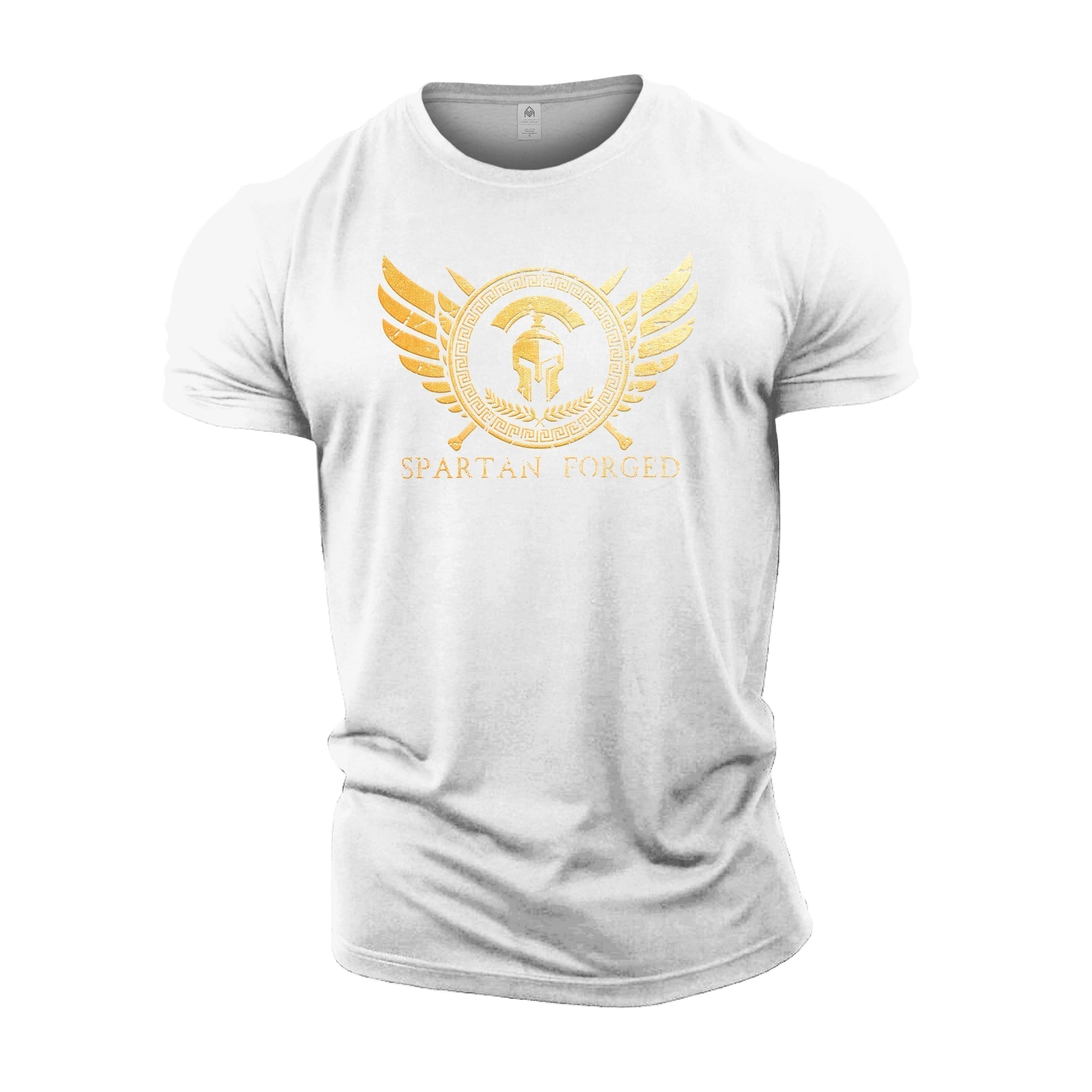 Spartan Forged Chest Emblem Guld T-shirt