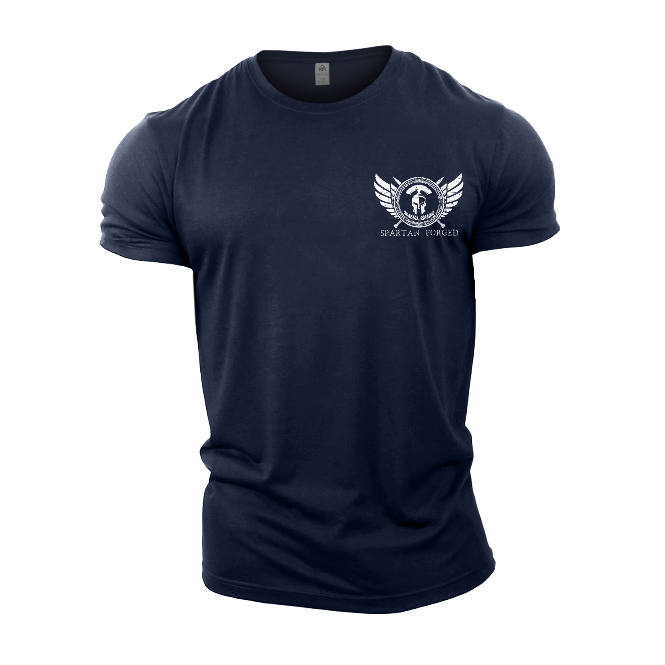 Camiseta con logo espartano
