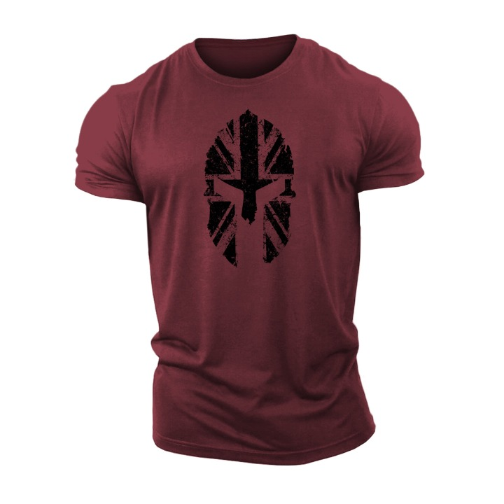 Spartan United Kingdom Helmet T-Shirt
