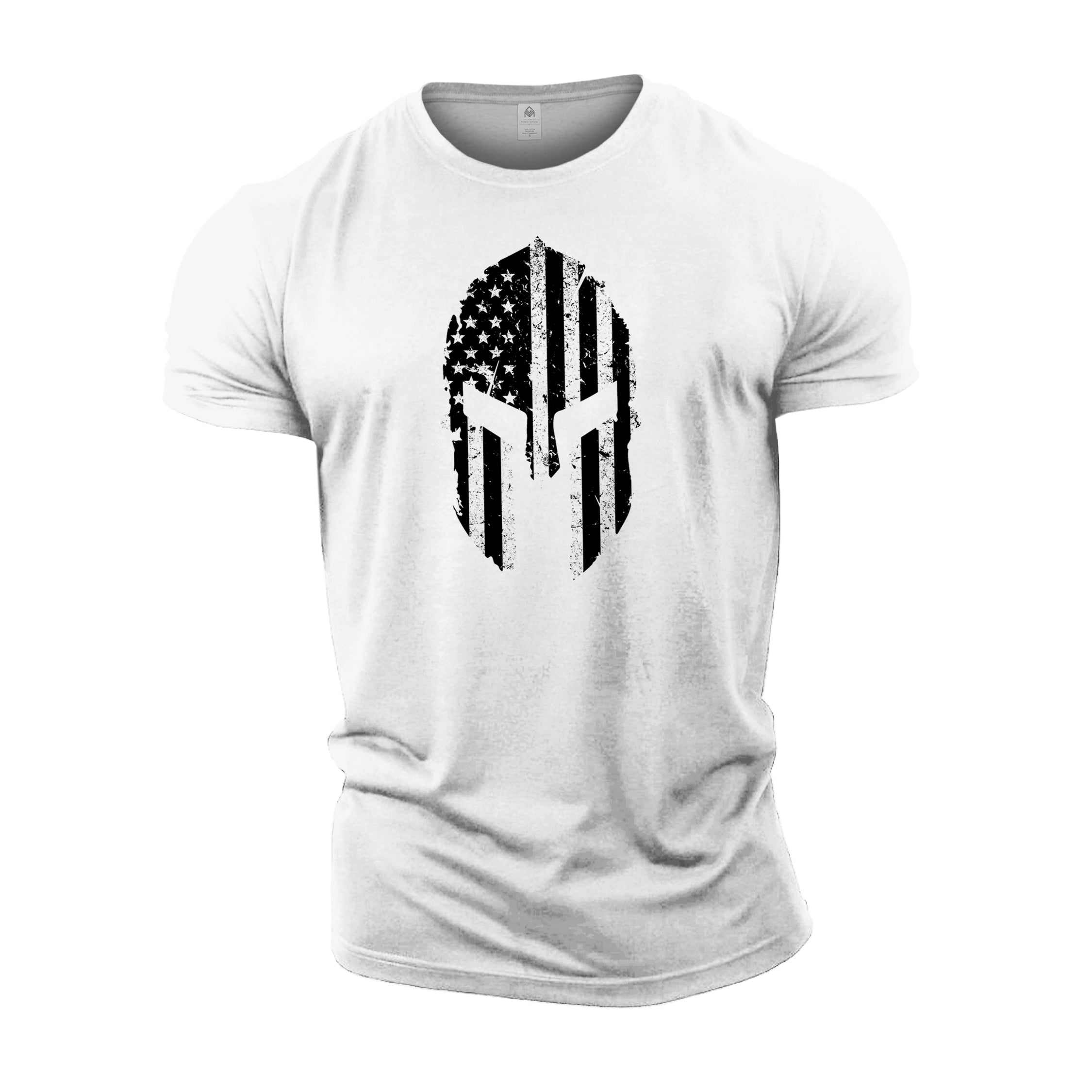 Spartanischer amerikanischer Helm T-Shirt