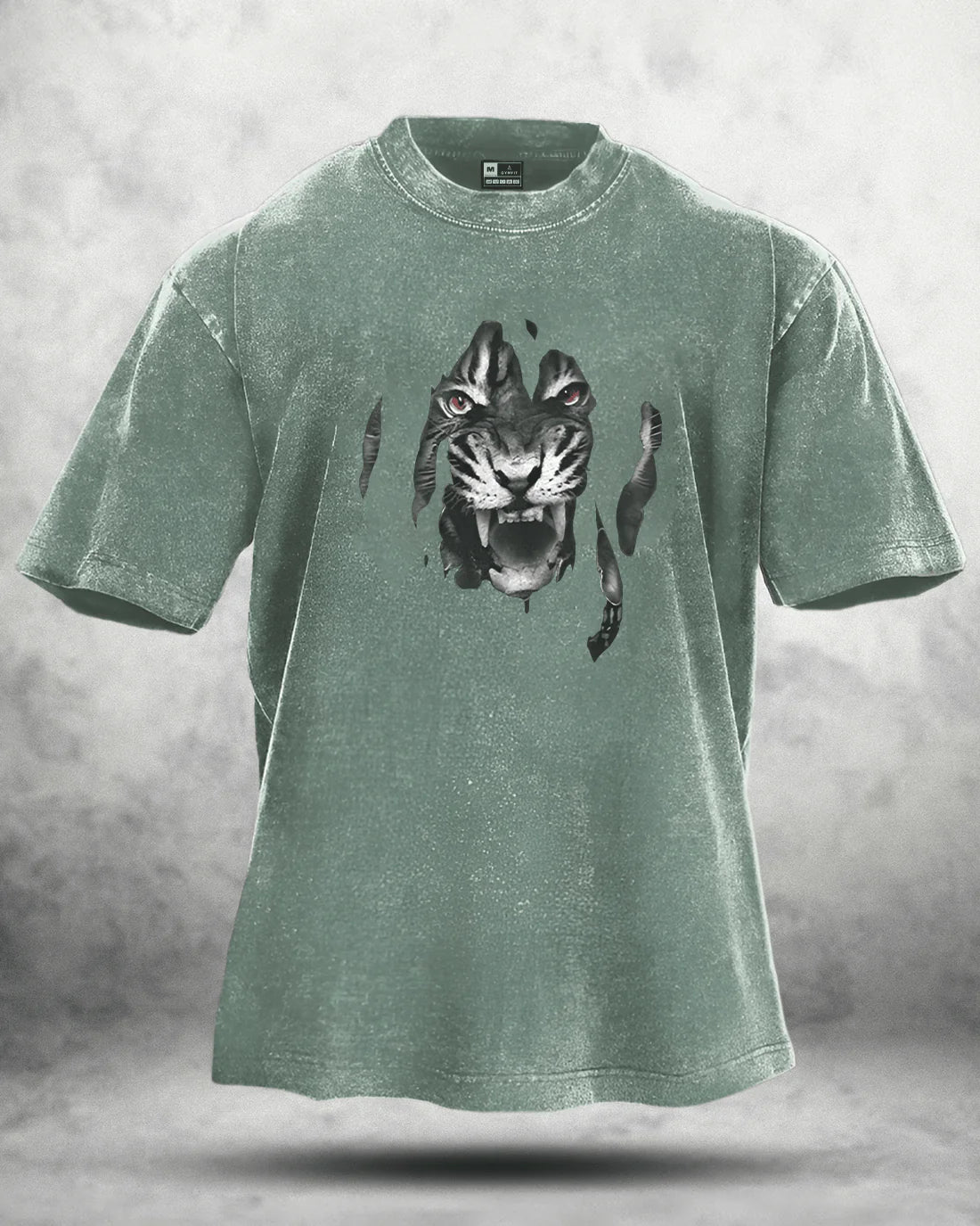 T-shirt délavé Tiger
