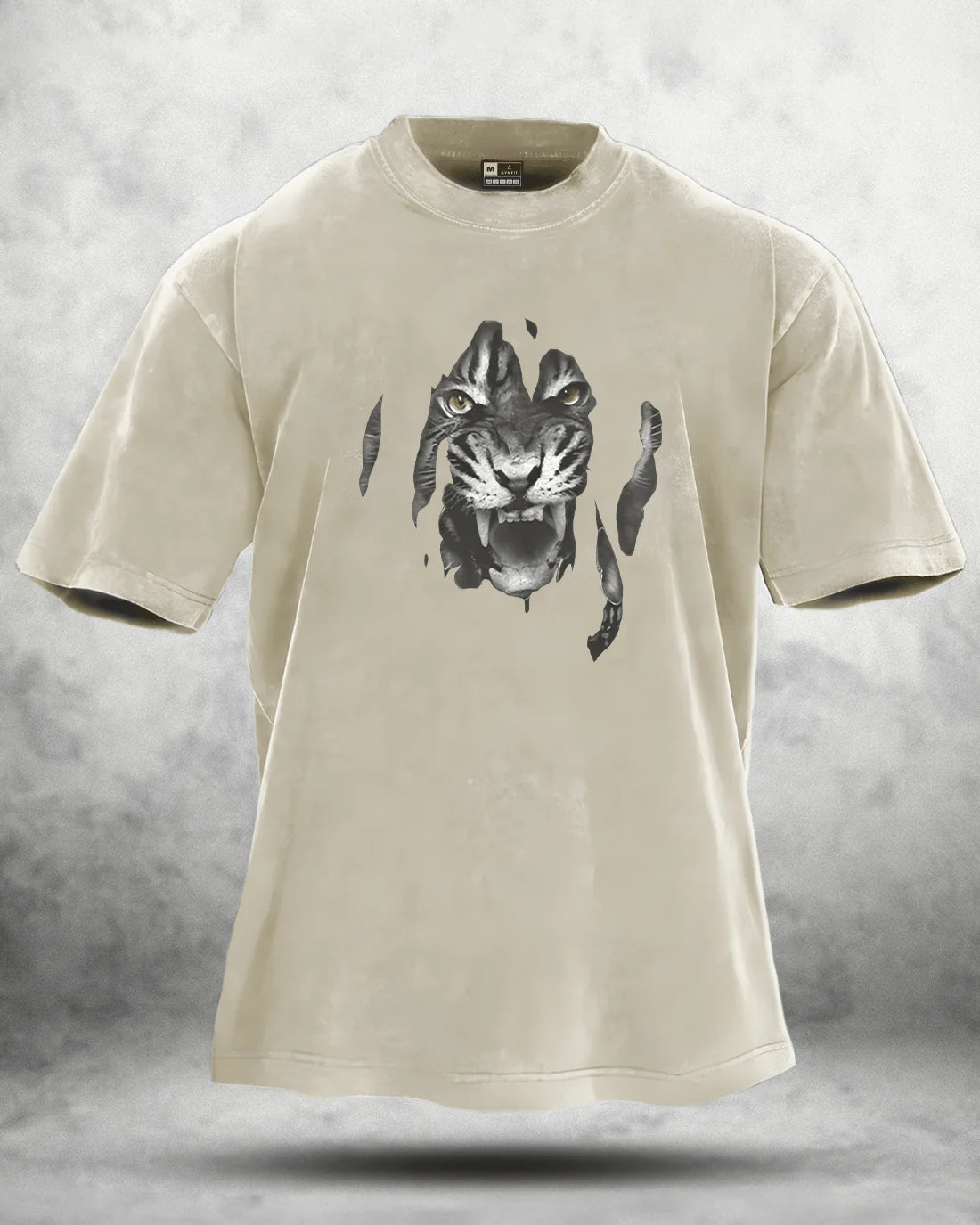 T-shirt délavé Tiger