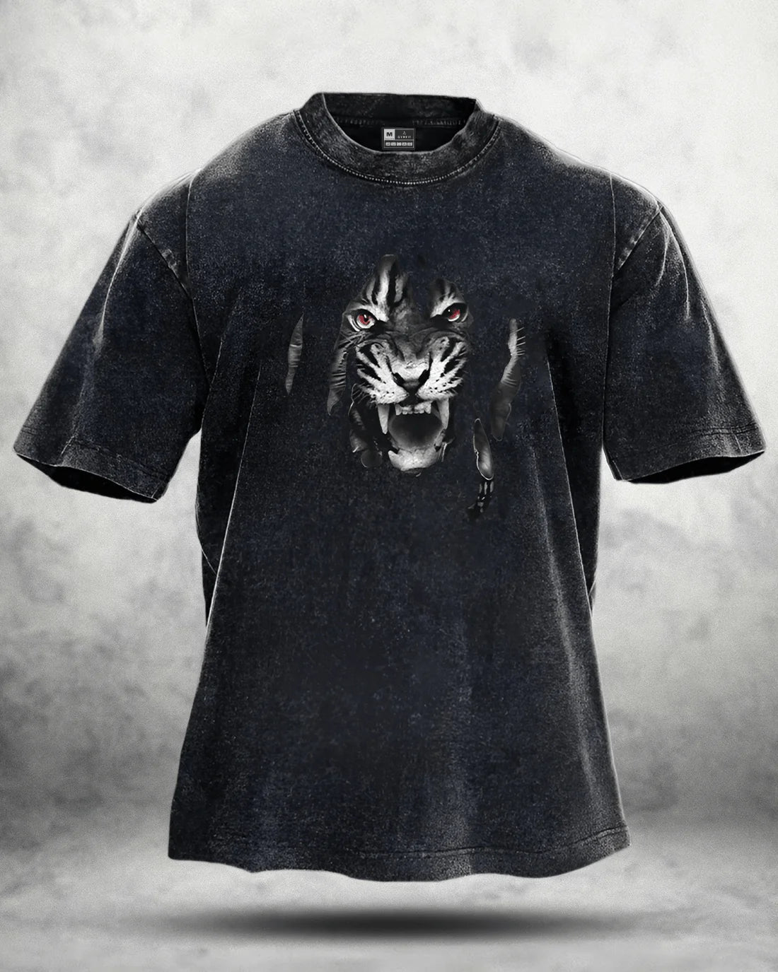 T-shirt délavé Tiger