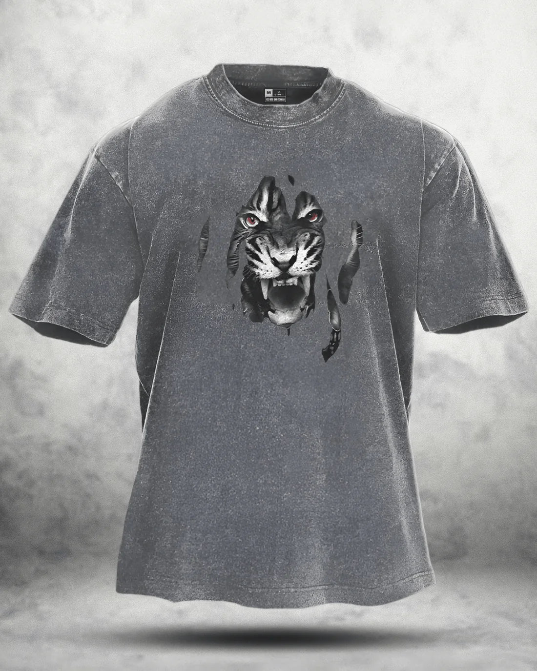 T-shirt délavé Tiger