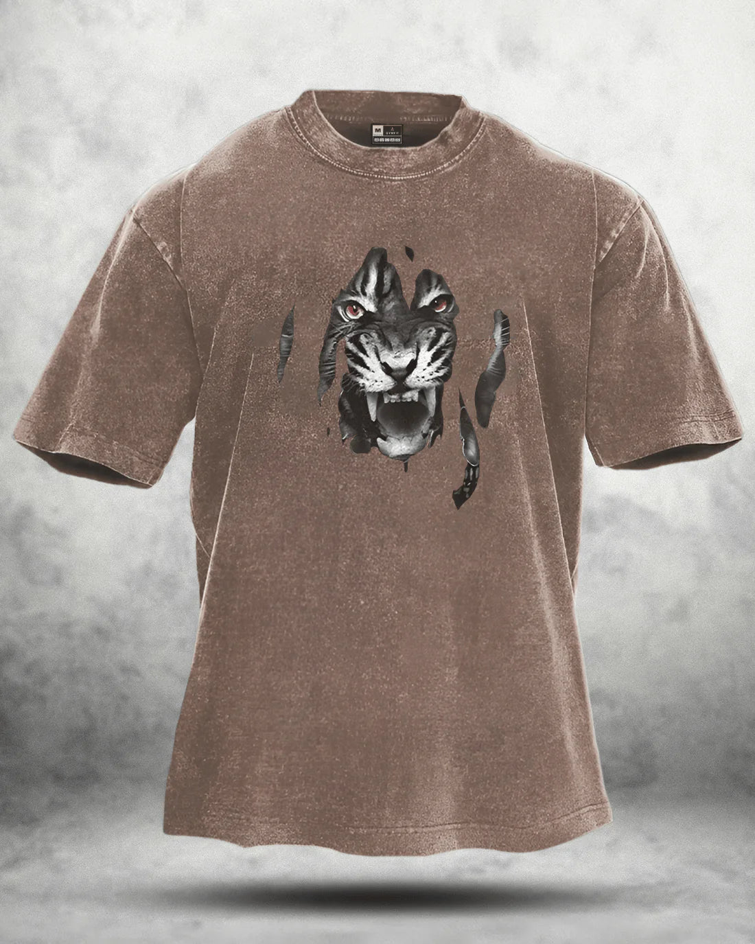 T-shirt délavé Tiger