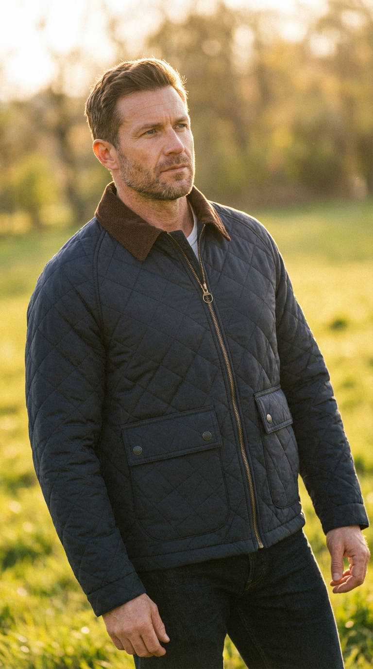 Carter Retro-Steppjacke aus Cord