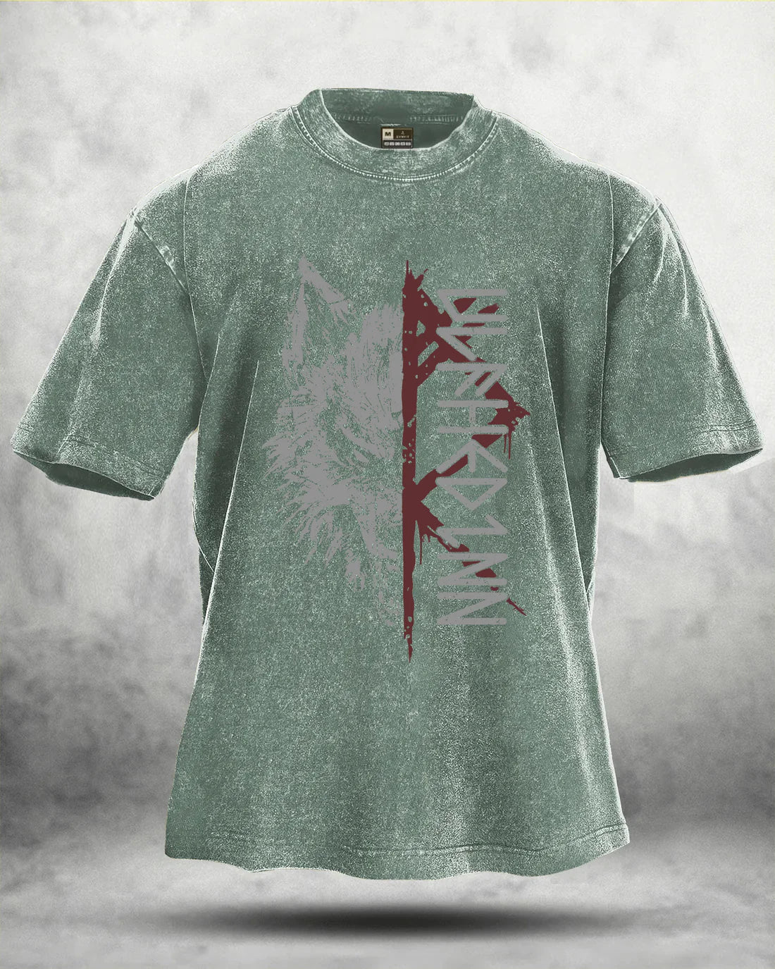 Ulfhedinn vasket T-shirt