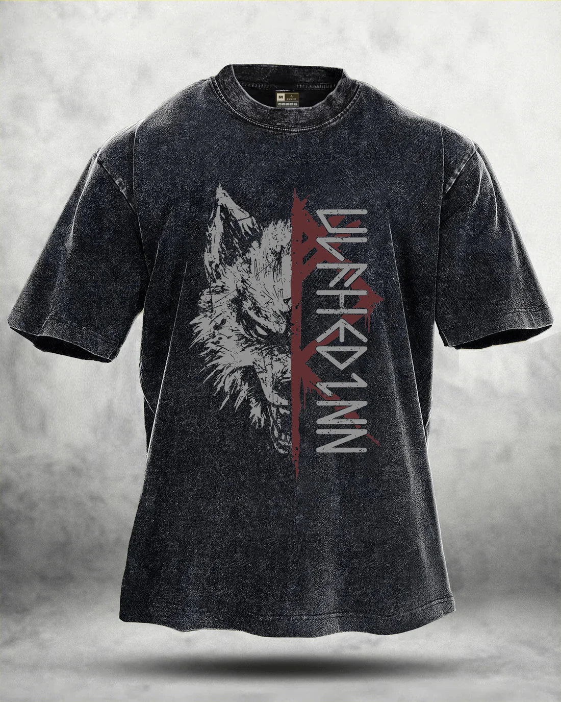Ulfhedinn vasket T-shirt