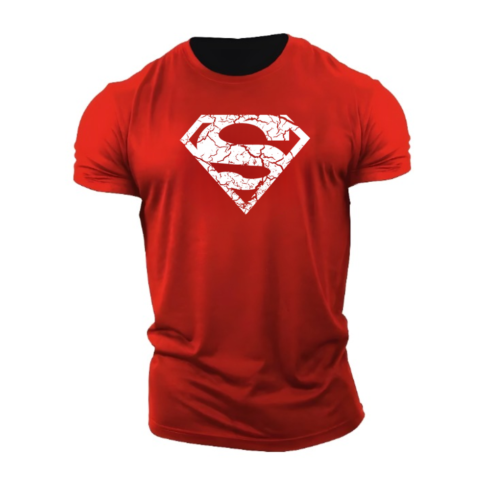 T-shirt Superman con emblema effetto flash