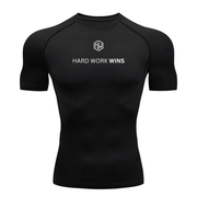 Hard Works Wins Compression T-Shirt