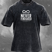 Never Finished Washed T-Shirt