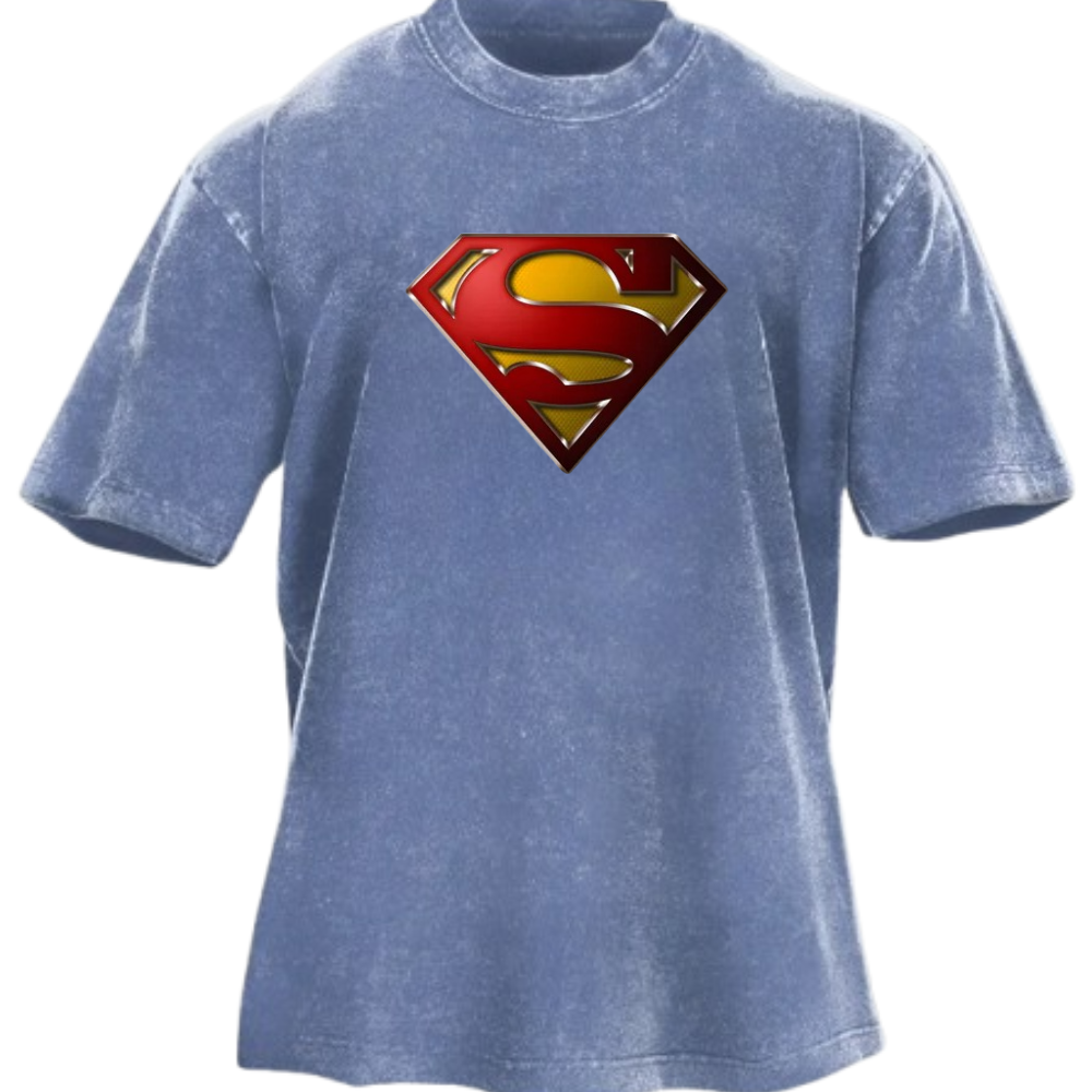 Camiseta Lavada Happy Smiley