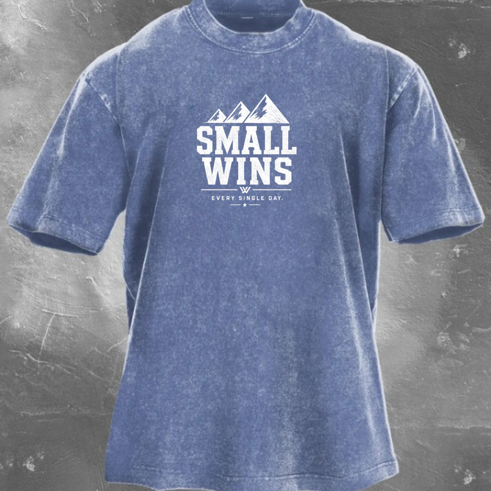 Small Wins Washed T-Shirt