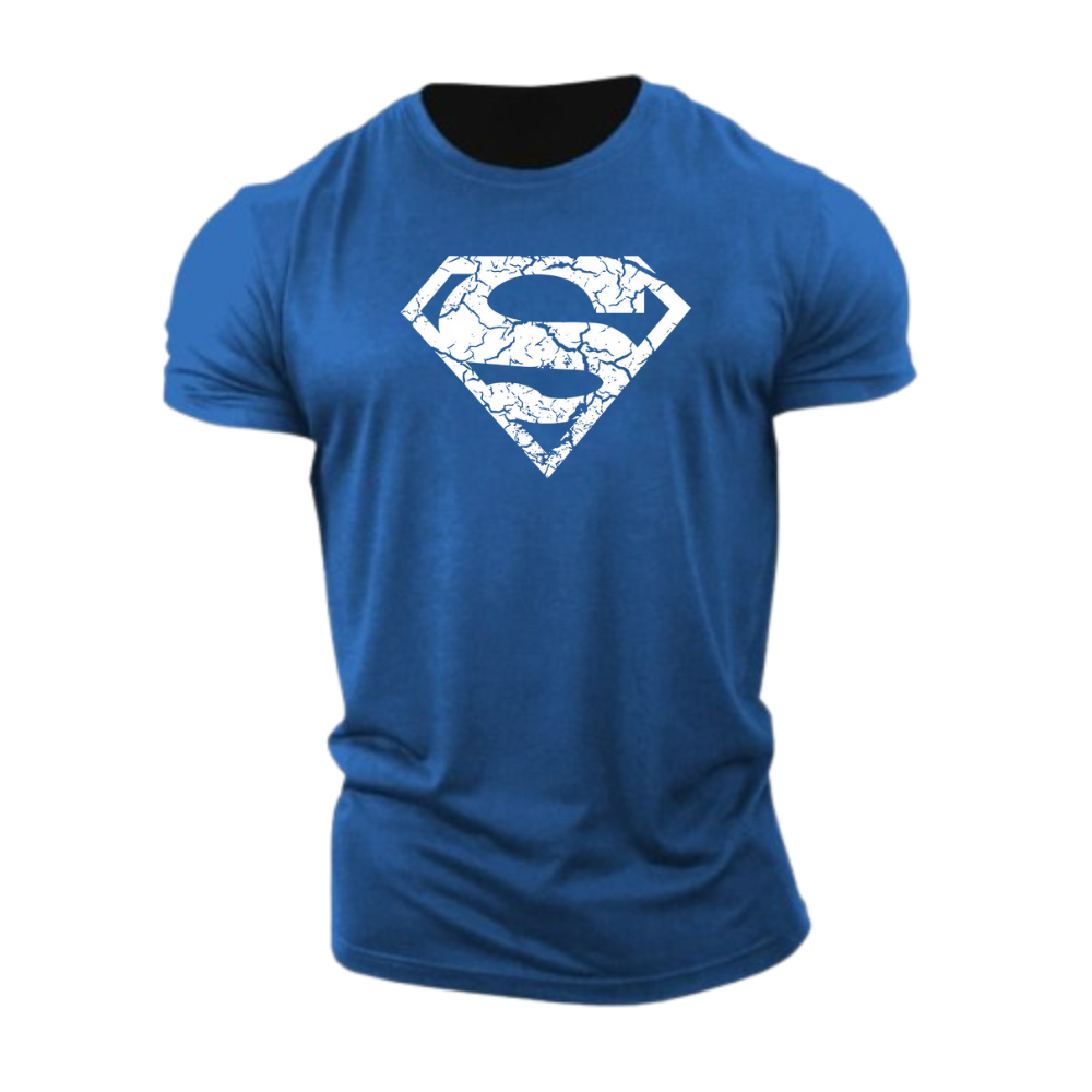 T-shirt Superman con emblema effetto flash