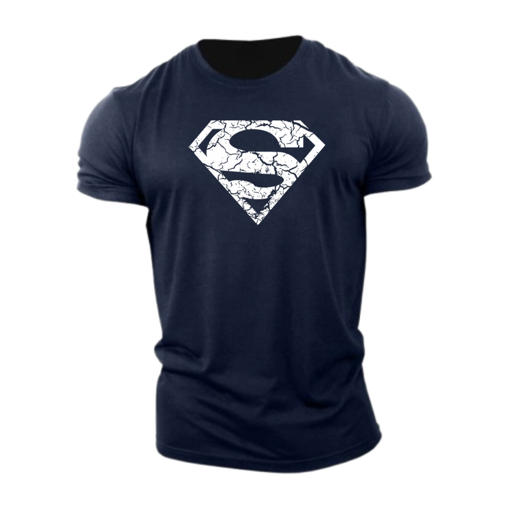 T-shirt Superman con emblema effetto flash