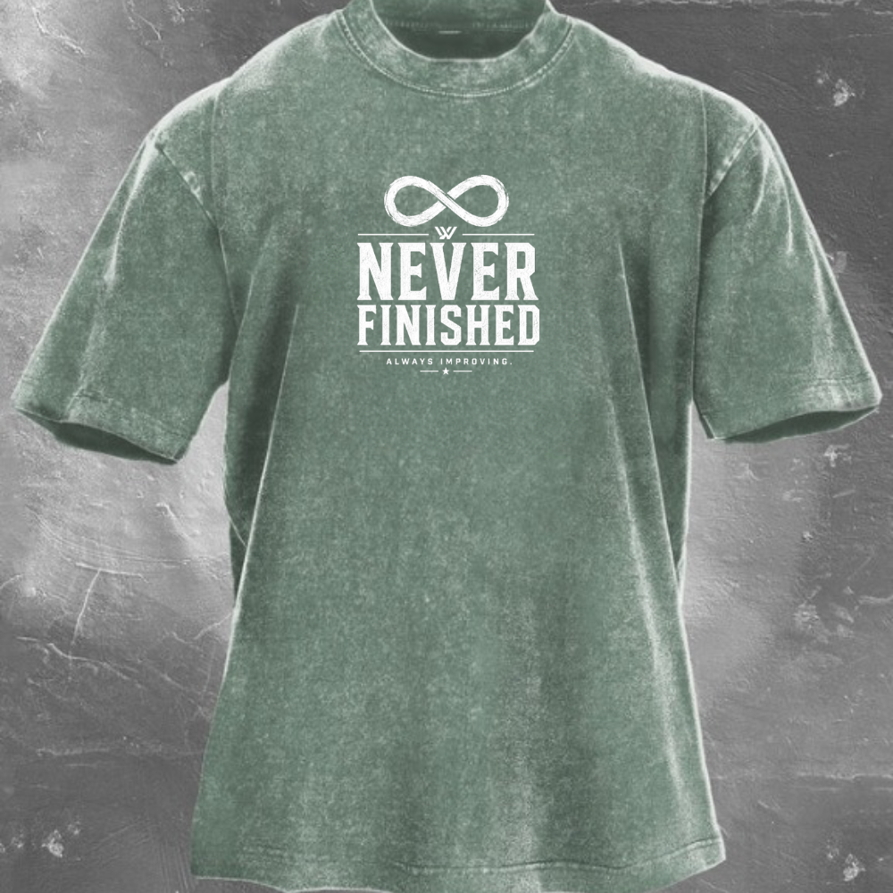Never Finished Washed T-Shirt