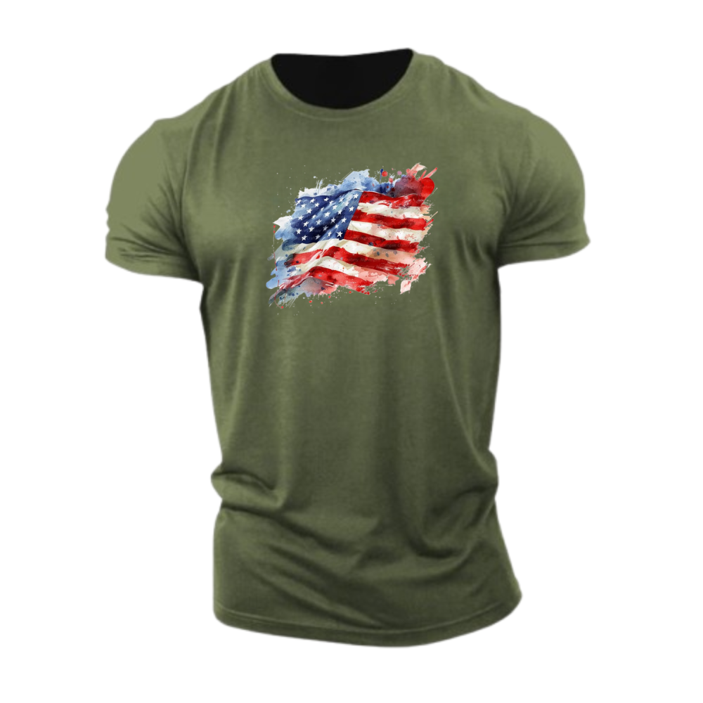 American Painted Flag T-Shirt