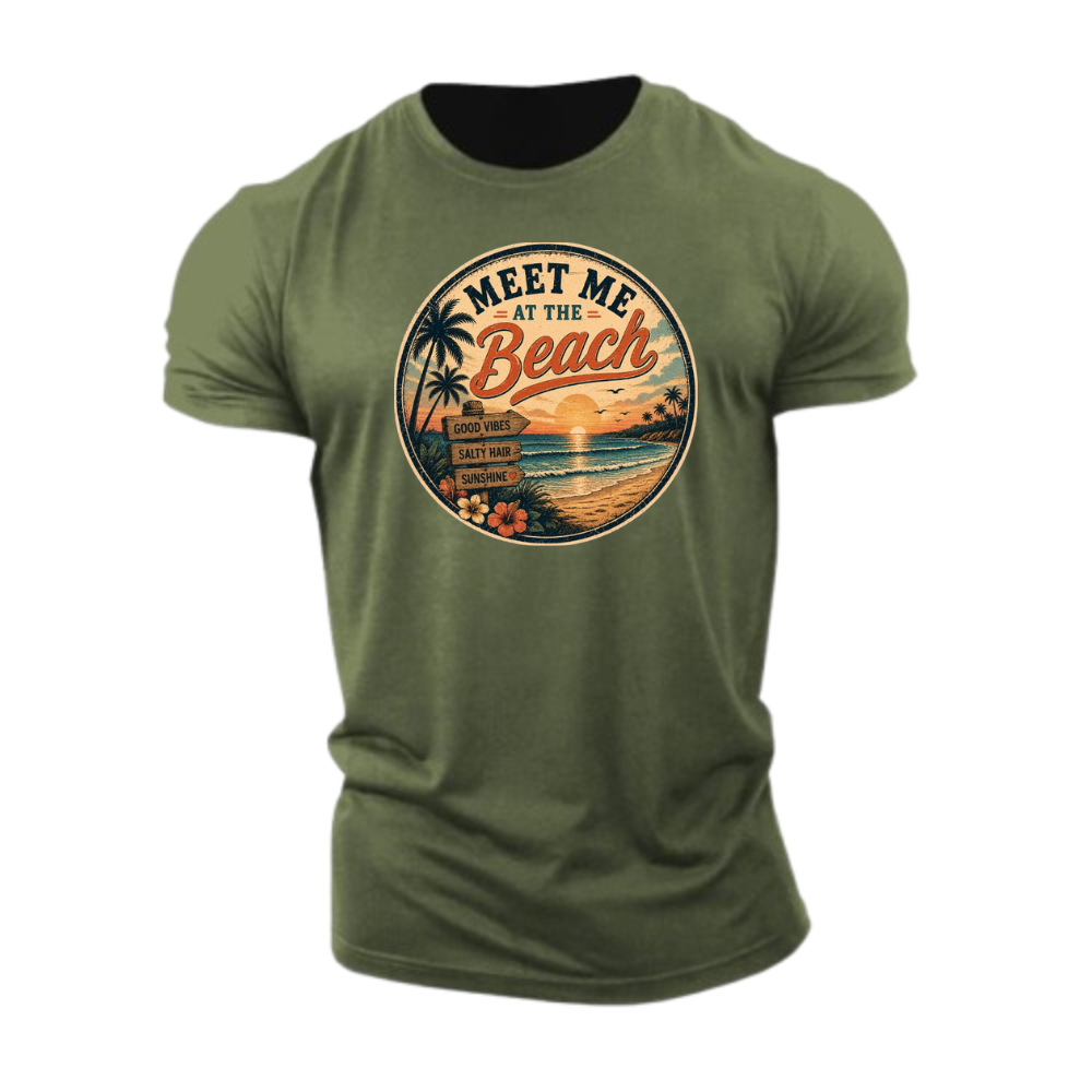 Ontmoet Me Op Het Strand T-shirt