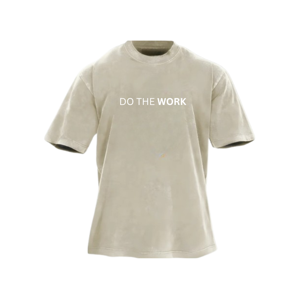 Camiseta lavada Do The Work
