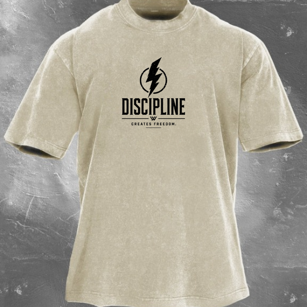 Discipline Freedom Washed T-Shirt