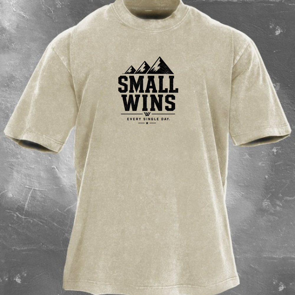 Small Wins Washed T-Shirt