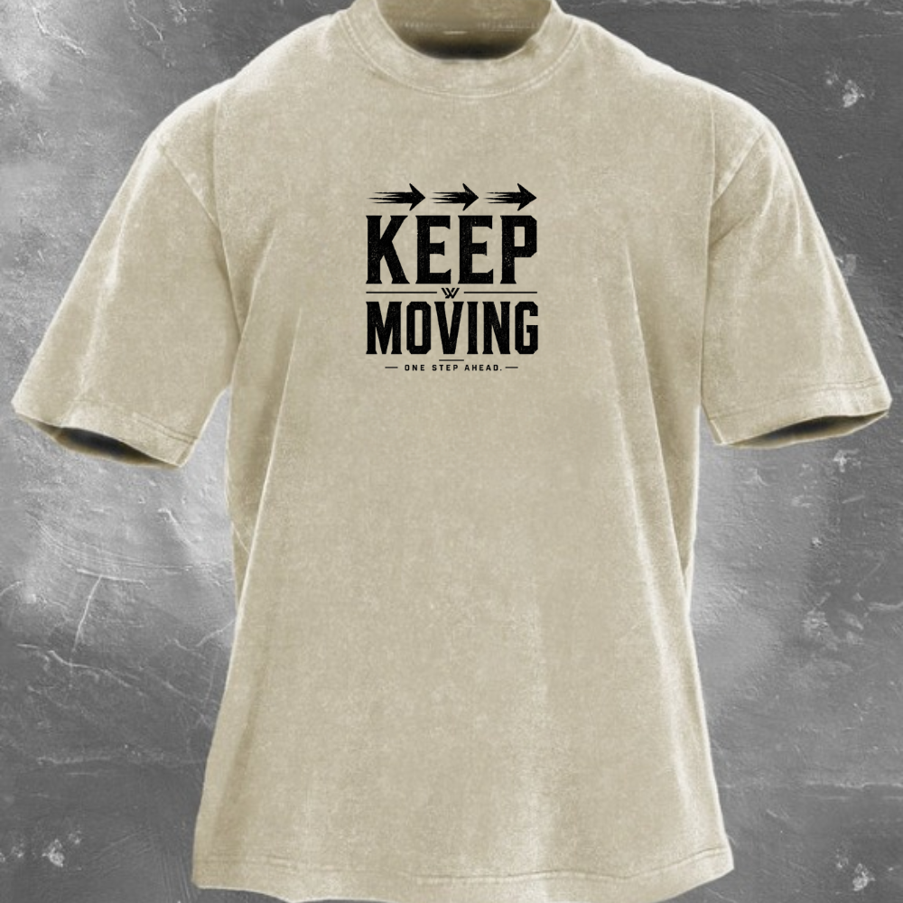 Keep Moving Washed T-Shirt