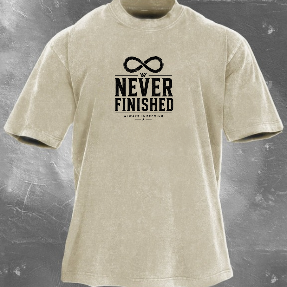 Never Finished Washed T-Shirt