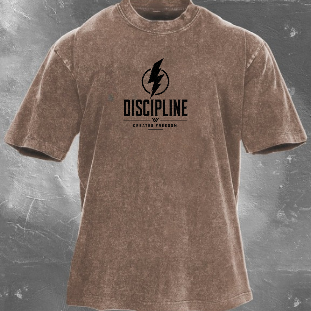 Discipline Freedom Washed T-Shirt
