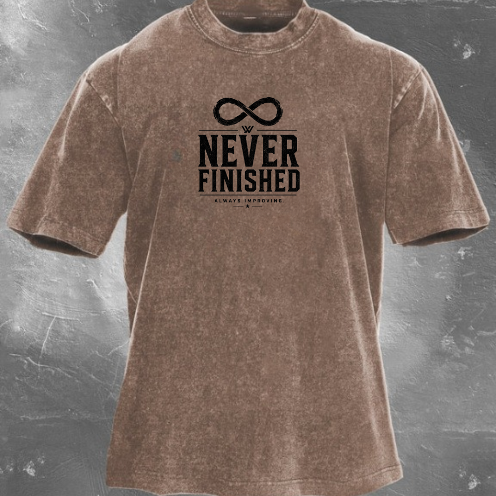 Never Finished Washed T-Shirt