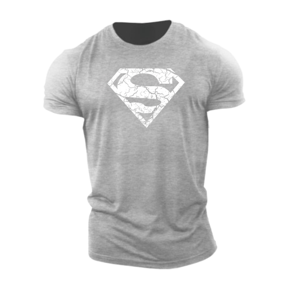 T-shirt Superman con emblema effetto flash