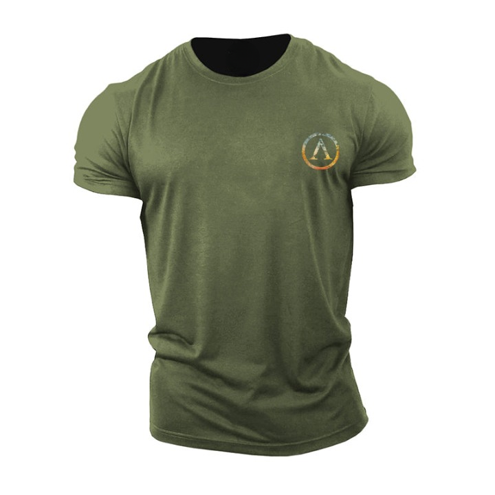 Colorful Spartan Shield T-Shirt