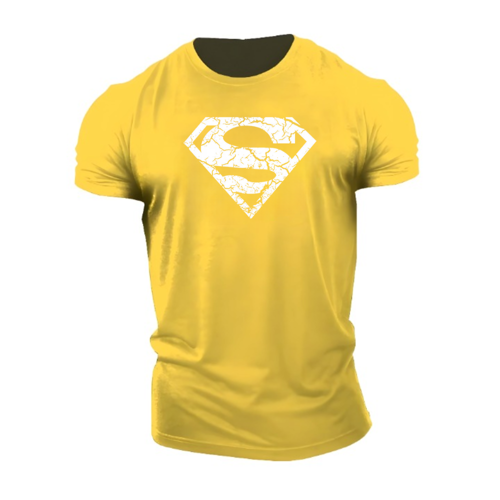 T-shirt Superman con emblema effetto flash