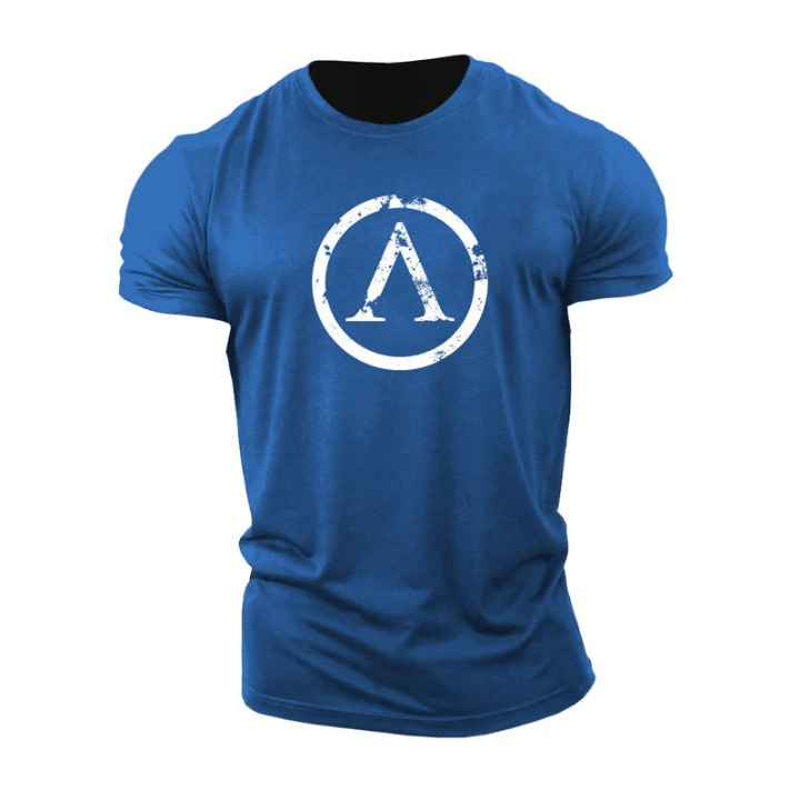 Spartan-kuvioitu T-paita