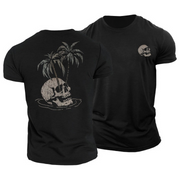 Skull Palm Tree T-Shirt